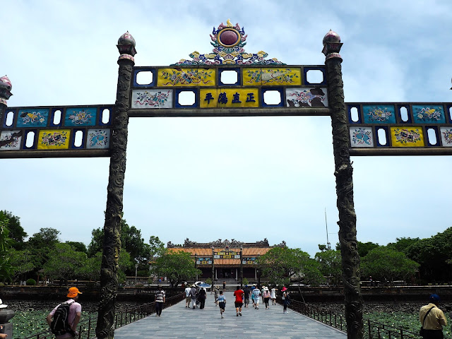 Entrance of the Imperial Citadel in Hue, Vietnam