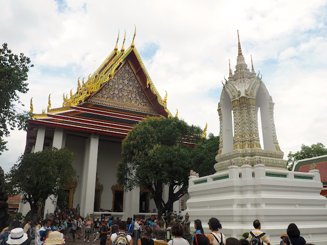 Buildings in the Wat Pho temple complex, Bangkok, Thailand