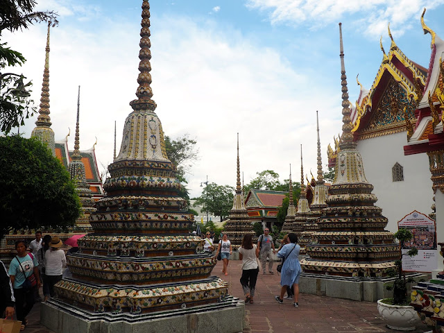 Inside the Wat Pho temple complex, Bangkok, Thailand
