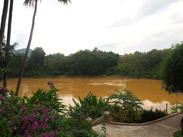 View of the Mekong river in Luang Prabang, Laos