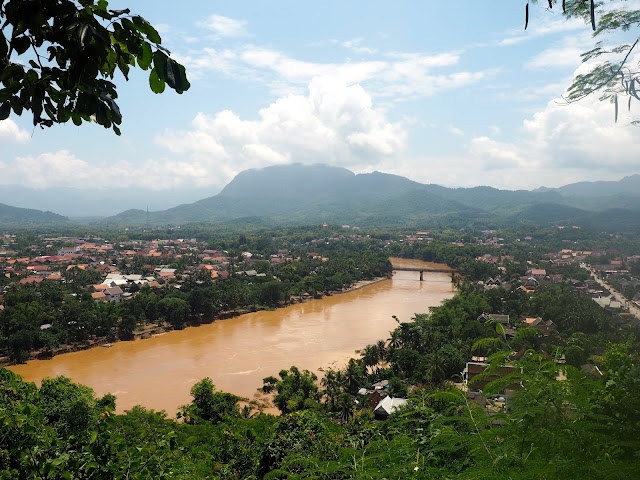 View of Luang Prabang from Phu Si mountain, Laos