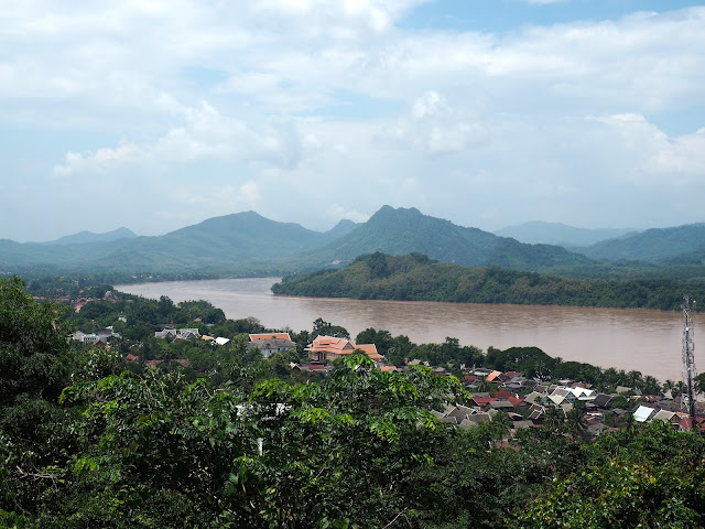 View of Luang Prabang from Phu Si mountain, Laos