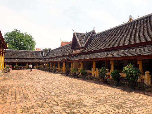 Courtyard of Wat Sisaket, Vientiane, Laos