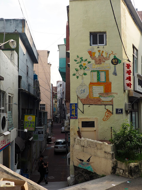 Street art around Jungang-dong, Busan, South Korea