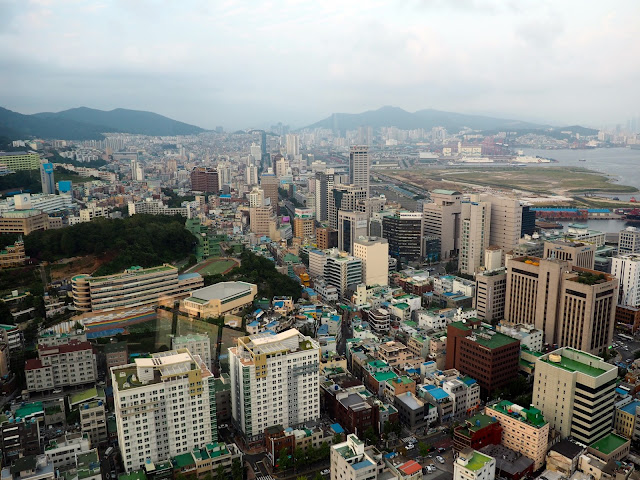 View from Busan Tower, in Nampo-dong, Busan, South Korea