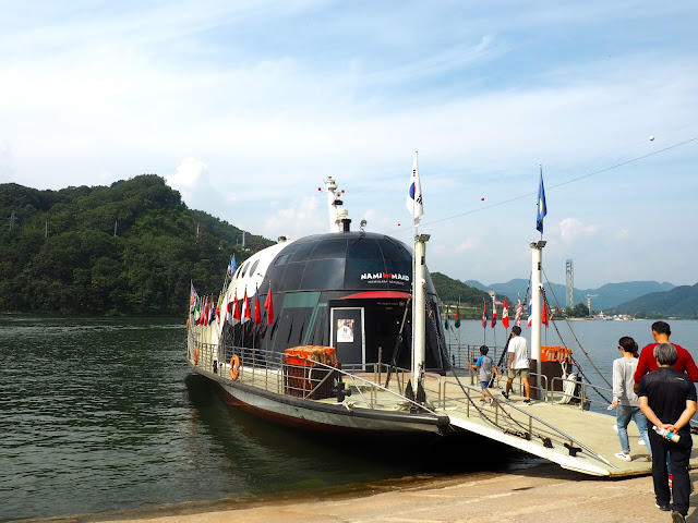 Boat to Namiseom Island, Gapyeong, South Korea