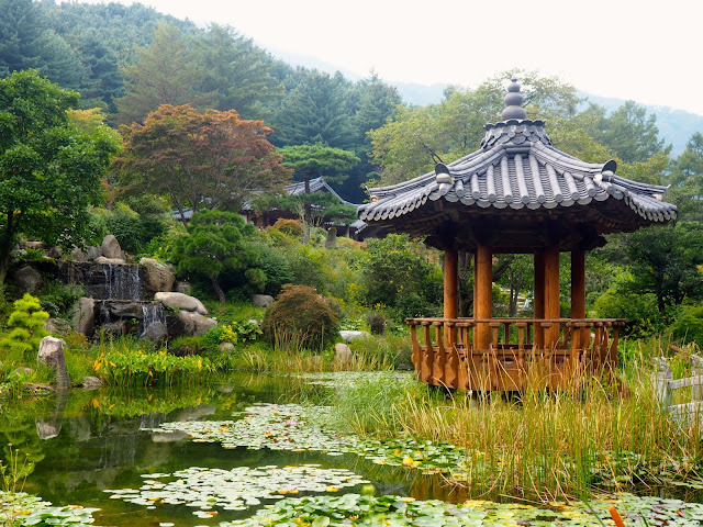 Pond Garden in the Garden of Morning Calm, Gyeonggi-do, South Korea