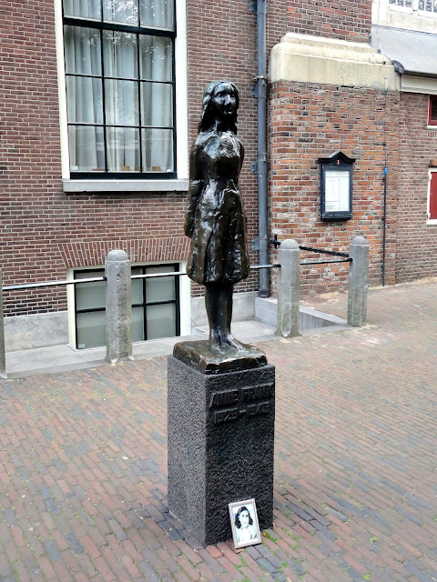 Anne Frank statue in Amsterdam | Netherlands, Europe