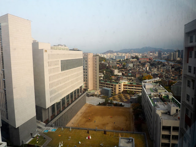 View from guest room in Chung-Ang university, Seoul