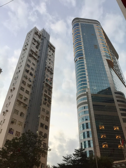 Buildings in Mongkok, Kowloon, including Cordis Hotel - Hong Kong