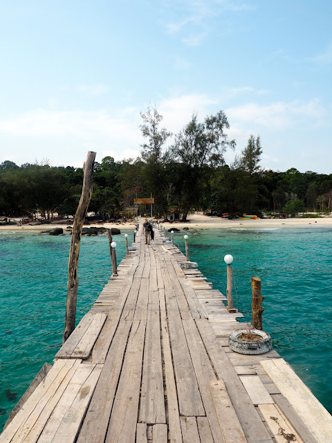 Pier on Koh Rong, Cambodia