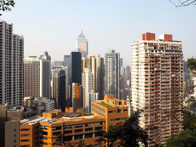 View of Wan Chai from Bowen Road, Hong Kong
