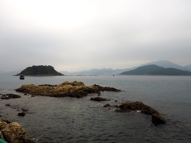 Ocean view from Kiu Tsui pier on Sharp Island, Hong Kong