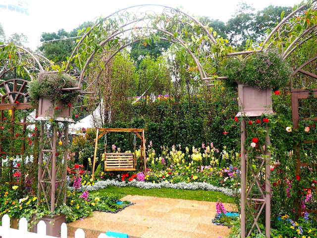 Garden display at Hong Kong Flower Festival 2017