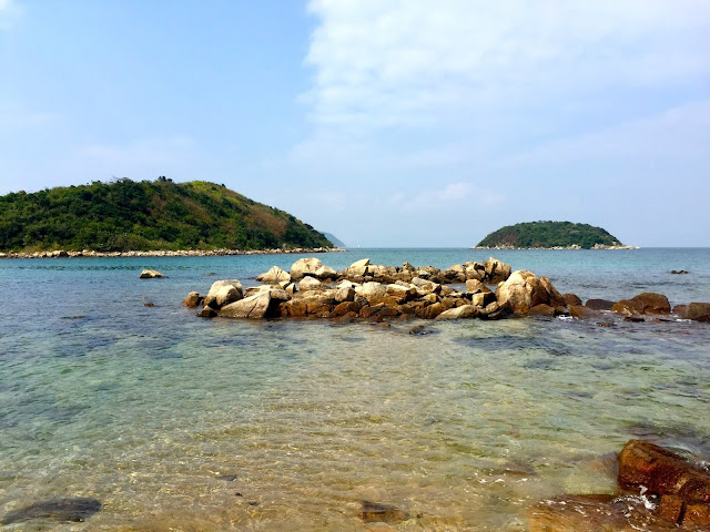Remote deserted islands in Hoi Ha bay, Sai Kung Peninsula, Hong Kong