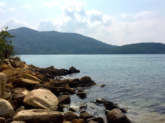 Deserted island views in Hoi Ha bay, Sai Kung Peninsula, Hong Kong