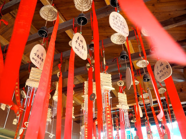 Chinese hanging decorations in Zhangjiajie National Park, China