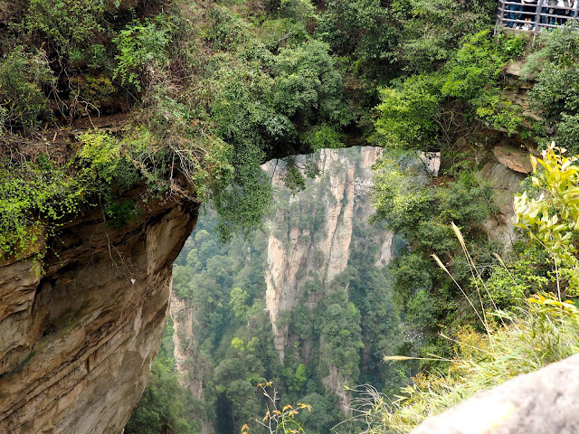 Natural bridge in Yuanjiajie area of Zhangjiajie National Park, China