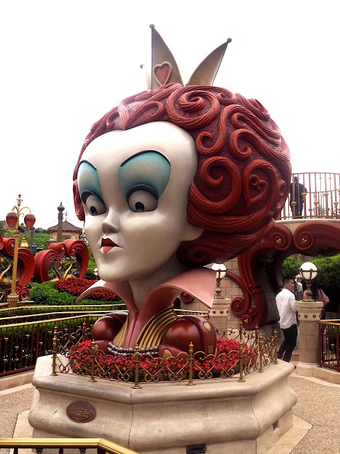 Alice in Wonderland maze, Shanghai Disneyland, China