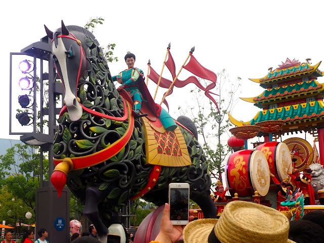 Mulan parade float, Shanghai Disneyland, China