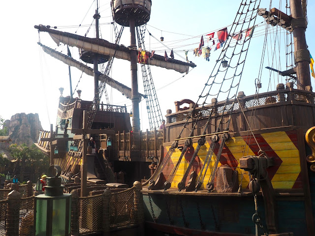 The Siren's Revenge pirate ship, Shanghai Disneyland, China