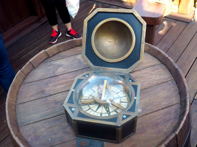 Captain Jack Sparrow's compass in Treasure Cove, Shanghai Disneyland, China
