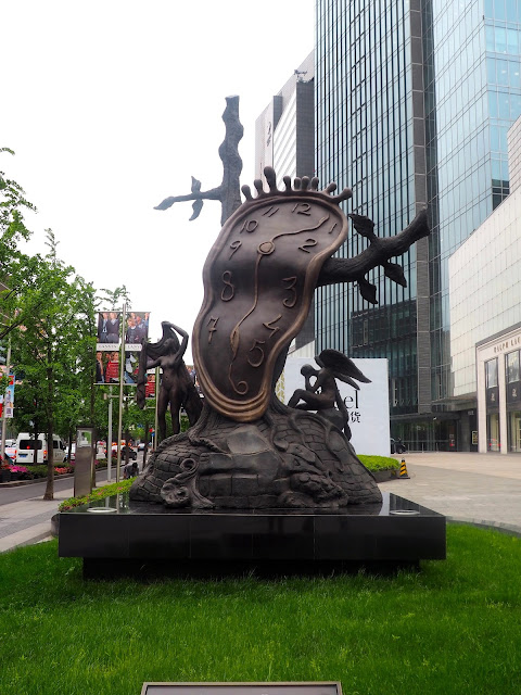 Salvador Dali sculpture in Jing'an, Shanghai, China