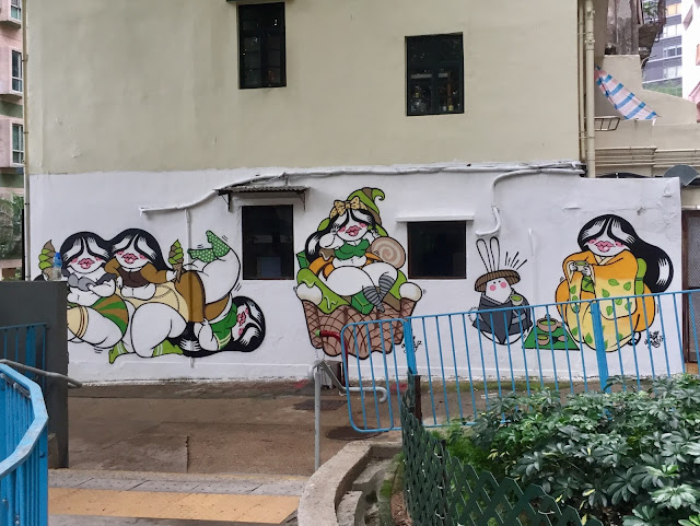 Sheung Wan street art, Hong Kong