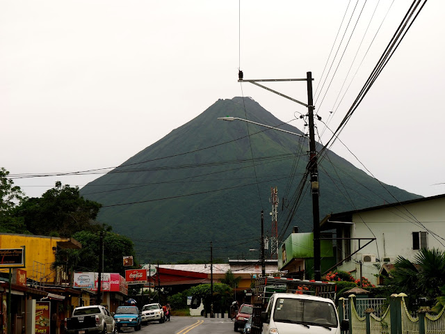Arenal Volcano seen from La Fortuna, Costa Rica