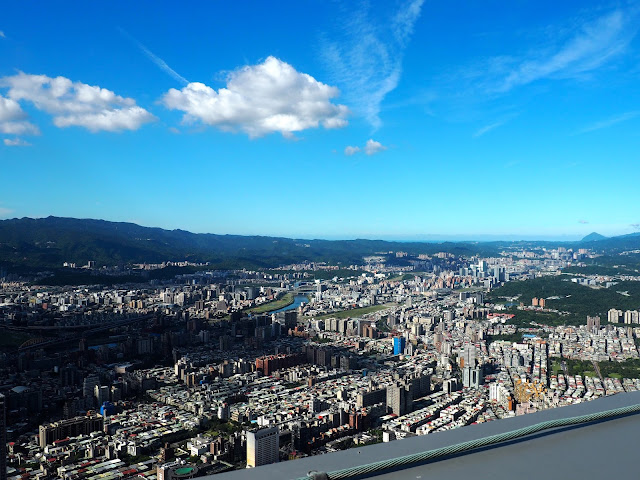 View from the Observatory in the Taipei 101, Taipei, Taiwan