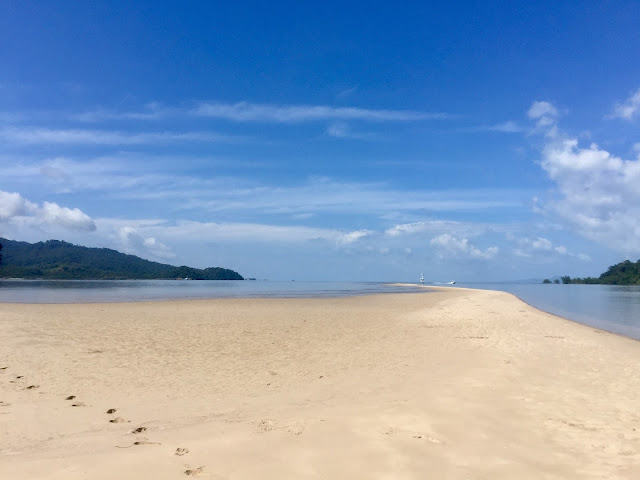 Sand bank in Krabi, Thailand