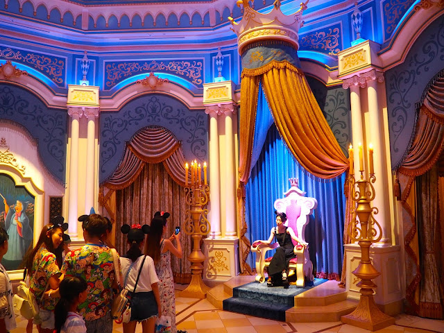 Cinderella Castle throne room, Tokyo Disneyland, Japan
