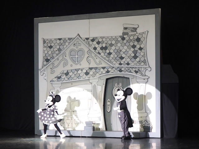Mickey & Minnie Mouse in One Man's Dream show, Tokyo Disneyland, Japan