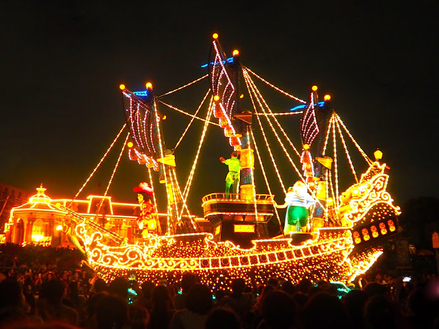Peter Pan float, Dreamlights parade, Tokyo Disneyland, Japan