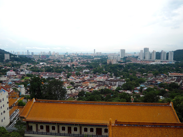 View from Kek Lok Si temple, Georgetown, Penang, Malaysia