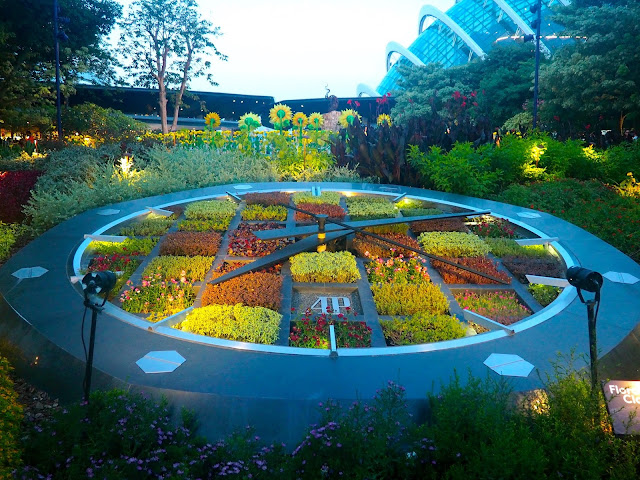 Floral Clock, Gardens by the Bay, Singapore