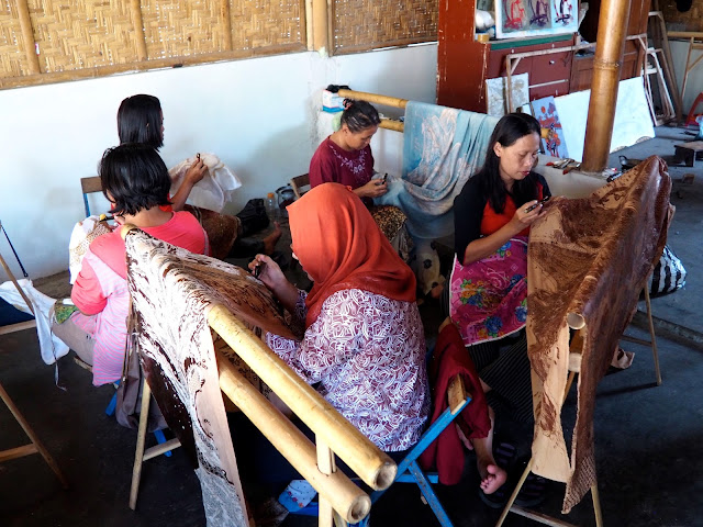 Batik workshop, Yogyakarta, Java, Indonesia
