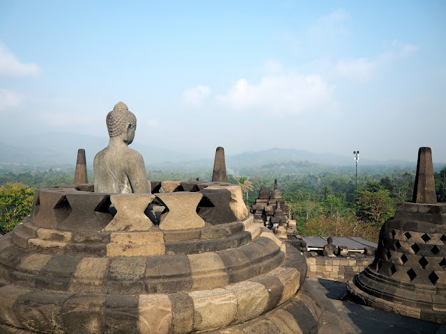 Borobudur Temple near Yogyakarta, Java, Indonesia