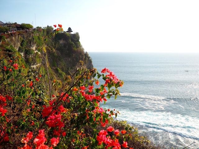 Cliff views from Uluwatu Temple, Bali, Indonesia