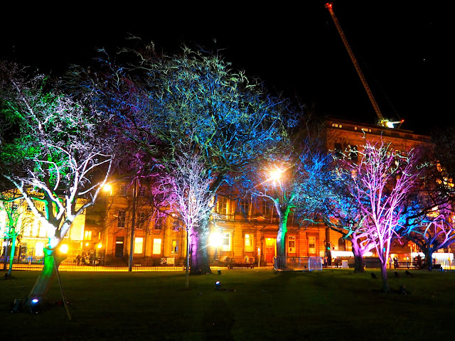 Serenity Garden, St Andrew Square, Edinburgh Lumen sound & light installations