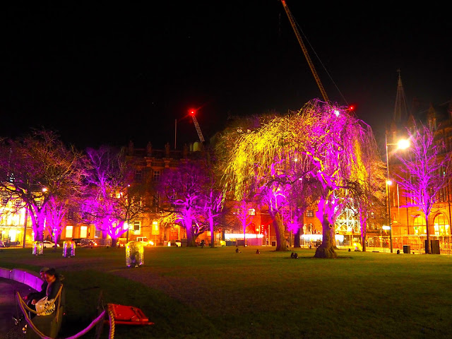 Serenity Garden, St Andrew Square, Edinburgh Lumen sound & light installations