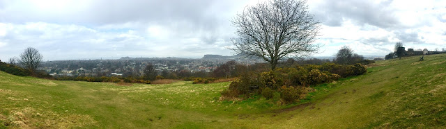 Panorama view from Blackford Hill, Edinburgh