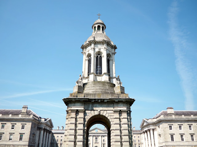 Bell tower in Trinity College, Dublin, Ireland