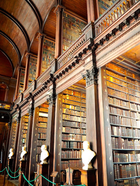 Long Room in Old Library, Trinity College, Dublin, Ireland