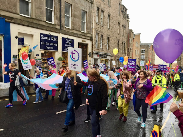Edinburgh Pride Parade 2018 on Royal Mile