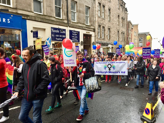 Edinburgh Pride Parade 2018 on Royal Mile