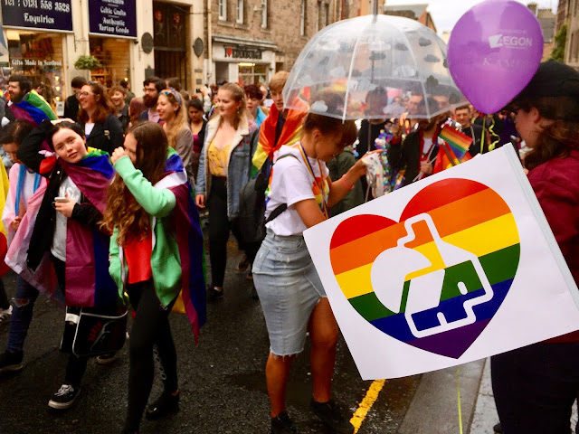 Edinburgh Pride Parade 2018 on Royal Mile