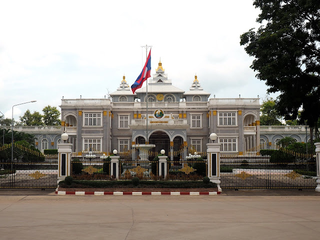 President's palace in Vientiane, Laos