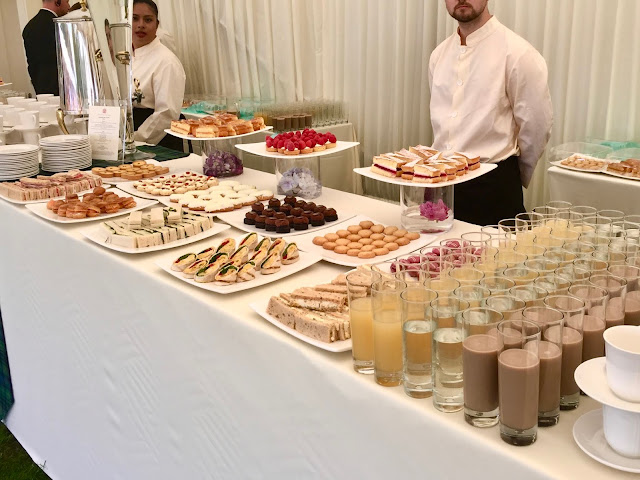 Afternoon tea selection at Holyrood Palace, Royal Garden Party