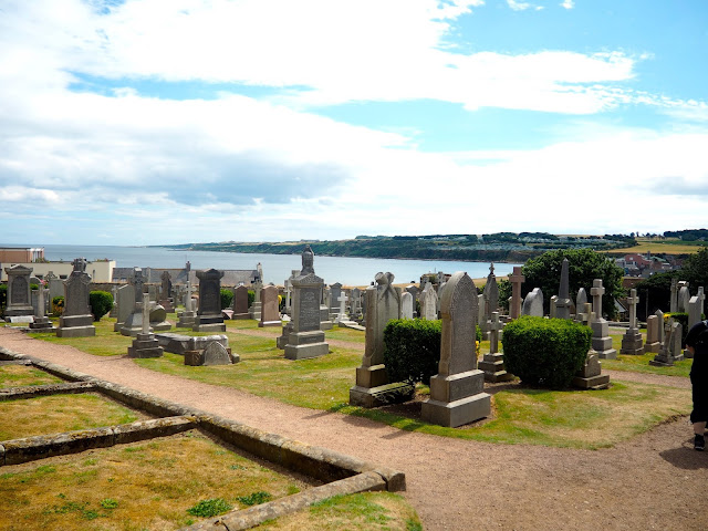 Cathedral graveyard, St Andrews, Fife, Scotland